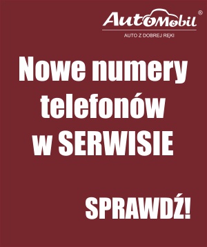 Nowe numery telefonów w Serwisie