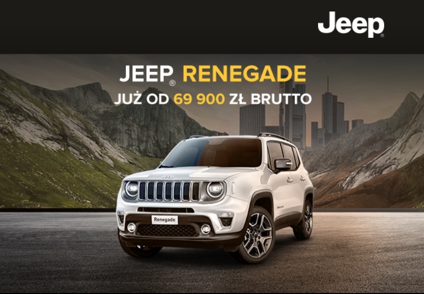 Jeep Renegade już od 69 900 zł brutto!